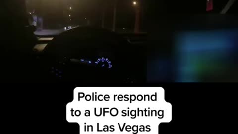 Police respond to a #Ufo in los vegas