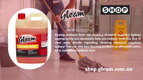 cleaning chemical suppliers Sydney