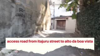 access road from itajuru street to alto da boa vista