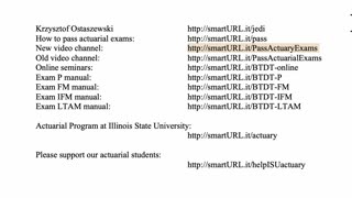 Exam FM exercise for April 14, 2017