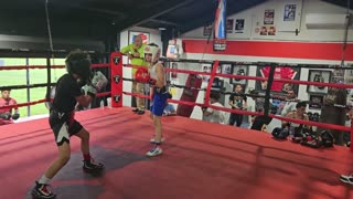 Joey sparring Tristan 2. 8/1/23