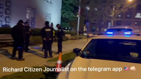 Washington DC Flooded with Cops and Buses Last Night