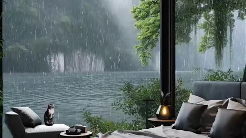 Relaxing Sleep | Piano and Rain Sounds | Soothing Music with Rain Sounds for Relaxation and Sleep