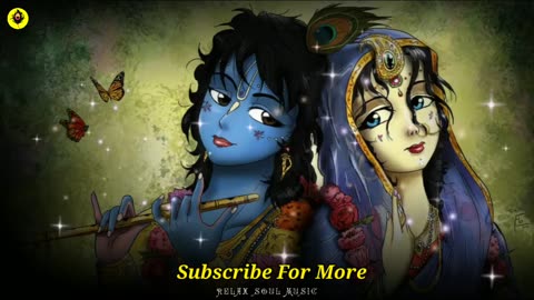 10 Min Krishna Flute Music - Flute Relaxing Music Meditation, Yoga, Study, Calming, Soothing Music