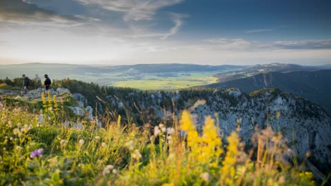 Beautiful Nature View From The Mountain