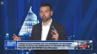 Jack Posobiec: "There isn't systemic racism, what we have are these quota systems, we have affirmative action, we have all of these systems to 'prove' that diversity is our strength."