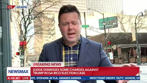 Judge dismissed some of the charges in Fulton County case against President Trump.