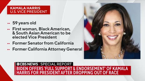 Possible Democratic challengers to Kamala Harris say they're standing down