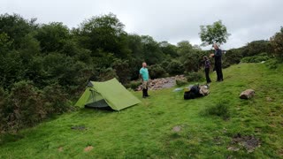 Breaking down the Lanshan 2. Riverside wildcamping. Speedlapse GoPro