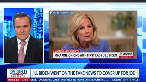 Jill Biden went on the fake news to cover up for Joe