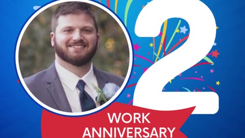 Congratulations on your two-year work anniversary!