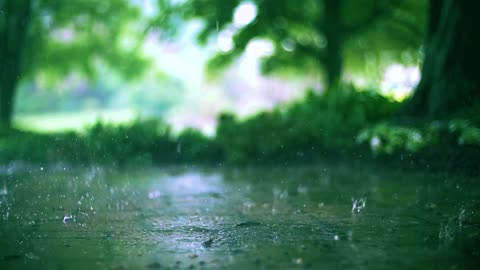 Relaxing Bells and Rain Sounds - Calm Your Mind and Body with This Soothing Ambient Music