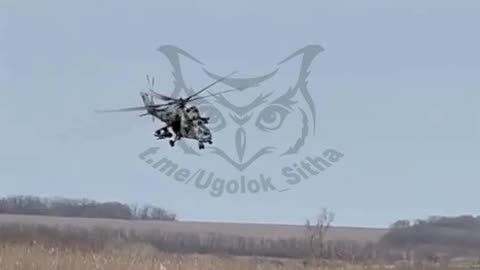 Mi-35 operation with Mi-8 VKS escort