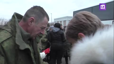 Russian POWs From the LPR return home from Ukraine