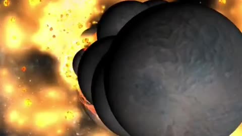 Exploding planets in the solar system