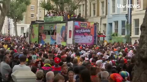 Notting Hill Carnival returns to the streets of west London after two year hiatus ITV News