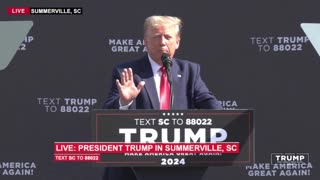 President Trump in Summerville, SC 26th september 2023