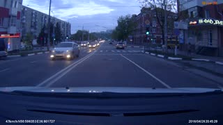 Car Crashes Into Police Car