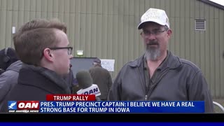 Pres. Trump Precinct Captain: I Believe We Have A Real Strong Base For Trump In Iowa
