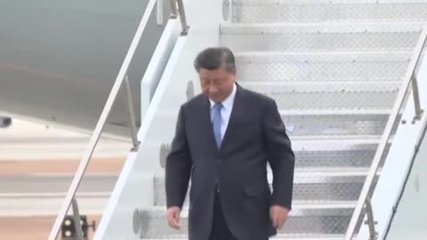 NOW - China's Xi Jinping arrives in San Francisco.