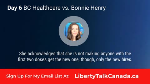 Libertytalkcanada - DAY 6- Healthcare Workers Juducial Review Against Bonnie Henry's VAX Mandate