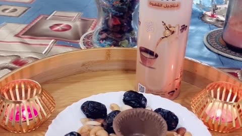 Chocolate coated qahwa cups