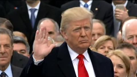 President Trump takes the Oath of Office on Inauguration Day