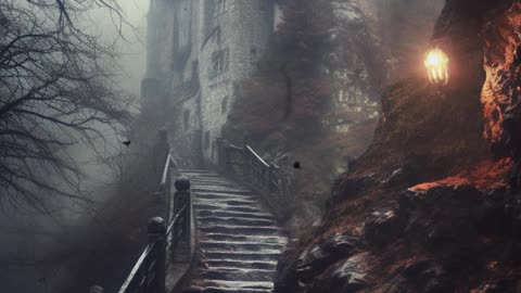 Vampire's Castle | Dracula's Castle | Haunted Castle | Medieval Castle | Eerie | AI Art #gothic