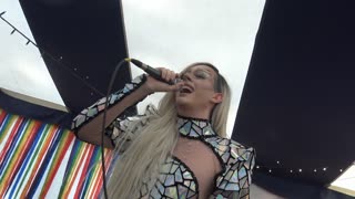 Tavistock Devon first Gay LGBTQIA+ Pride 2022.Drag Stage Entertainer