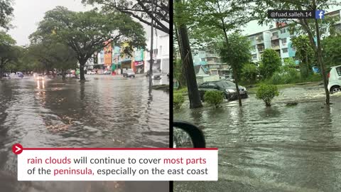 Floods: Taman Sri Muda residents urged to move vehicles to higher ground