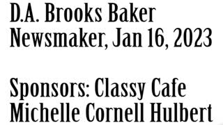 Wlea Newsmaker, January 16, 2023, Steuben County DA Brooks Baker