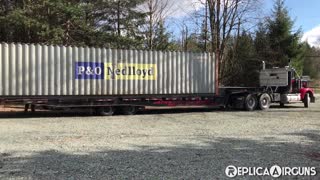 Shipping Container New Office and Airgun Shooting Range