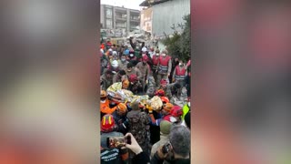 Man rescued from rubble 278 hours after Turkey earthquake