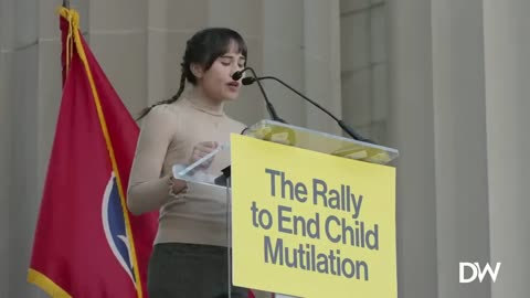 THE RALLY TO END CHILD MUTILATION -- Detransitioner Chloe Cole Gives Her Testimony