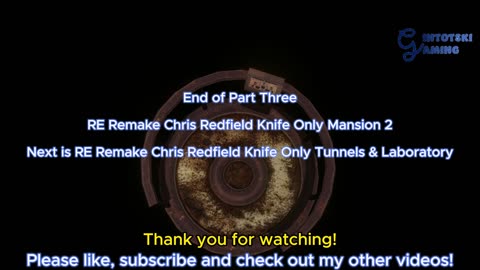 Resident Evil HD Remaster - Very Easy Mode Worst Ending - Chris Redfield Knife Only - Mansion 2
