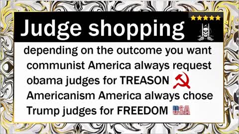 Judge shopping obama or Trump?