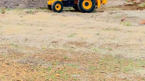JCB tractor video mud loading jcb in tractor and tata truck dumper