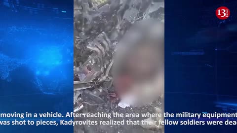 Crying “Kadyrovites" pull out their dead fellow soldiers from the equipment destroyed to pieces