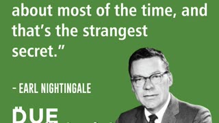 Multi-Millionaire Earl Nightingale shares life changing advice