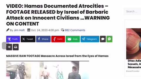 H@m@s Documented Atrocities – FOOTAGE RELEASED by Israel of Barbaric Attack on Innocent Civilians