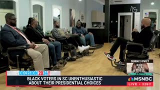 MSNBC Host went to a Black Barbershop - “We’re Broke under Biden, With Trump we had Money”