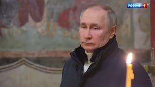 Today is Russian Orthodox Christmas, and Putin is celebrating it by himself in the Kremlin