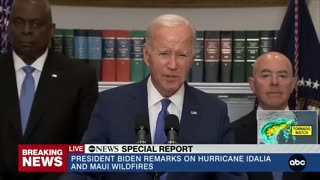 JOE BIDEN JUST ACCIDENTALLY ADMITTED THE TRUTH ABOUT THE MAUI FIRES ON LIVE TV