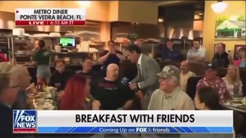 Fox’s Brian Kilmeade Struggles To Find One DeSantis Supporter at a Diner In Florida— And Even She’s On The Fence