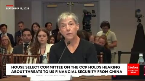 House Select Committee On The CCP Holds Hearing About Threats To US Financial Security
