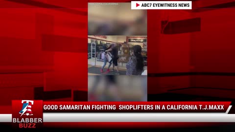 Good Samaritan Fighting Shoplifters In A California T.J.Maxx