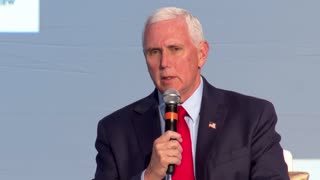 Mike Pence says Trump indictment is a “political prosecution”