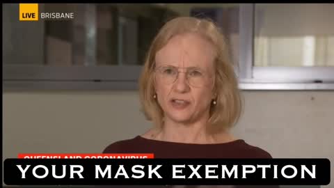 Janet Young Qld CHO Mask exemption