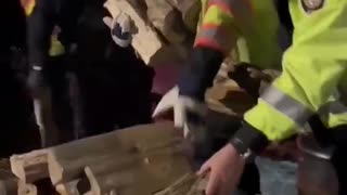 Ottawa Police Take Firewood From The Freedom Convoy