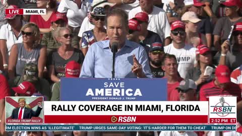 Vern Buchanan Speech: Save America Rally in Miami, FL - 11/6/22